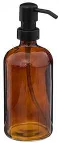 Dozator sapun lichid Sayan, sticla,  7.4 x 9 x H 21 cm, 450 ml