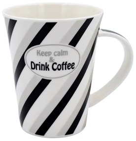 Cană din porțelan "Keep calm and drink coffee"
