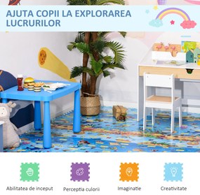 HOMCOM Covoras Puzzle 24 Piese Impermeabil Antiderapant din EVA | Aosom Ro
