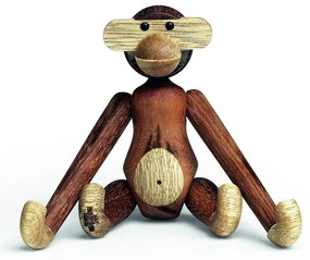 Statuetă din lemn masiv Kay Bojesen Denmark Monkey Teak