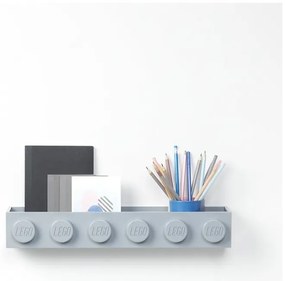 Raft de perete pentru copii LEGO® Sleek, gri