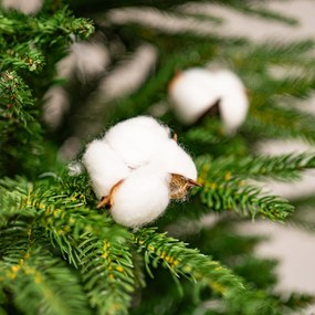 Decorațiune floare de bumbac, 12 buc.