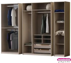 Mobilier dormitor dulap modular 6 usi, Verona