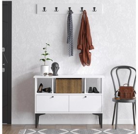 Pantofar Eny (Alb + Negru). 1088199