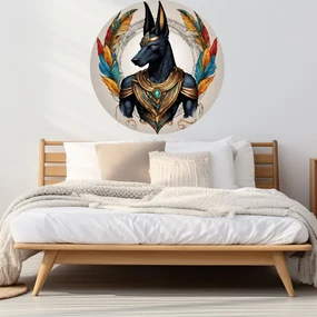 PIPPER. Autocolant circular de perete „Anubis” mărimea: 100cm