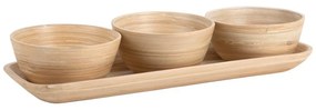 Set de servire în culoare naturală din bambus Puro – PT LIVING