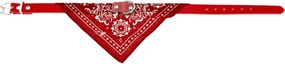 Zgardă cu eșarfă pentru câini, Koopman, 37 cm, culoarea roșu