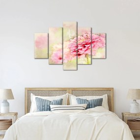 Tablou - Floare roz, aquarel (150x105 cm)