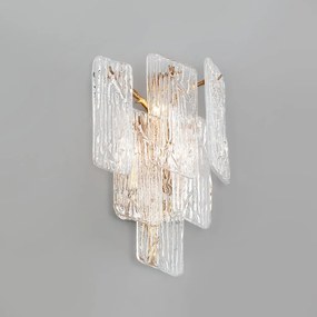Aplica de perete LUX design deosebit PIEMONTE lucrata manual, cu 3 surse de lumina