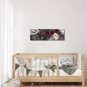 Tablou - Fluture (cu ceas) (90x30 cm)
