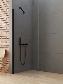New Trendy New Soleo Black perete cabină de duș walk-in 70 cm K-0767