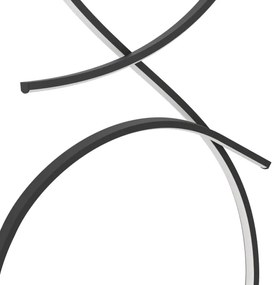 Lampadar LED Eglo 901271 SERPINS LED/20W/230V 3000K negru