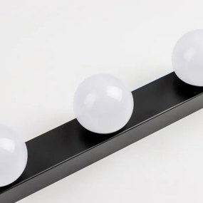 BRILAGI - SET 2x LED Aplică de perete pentru baie HOLLYWOOD 3xLED/3W/230V 39 cm IP44 negru