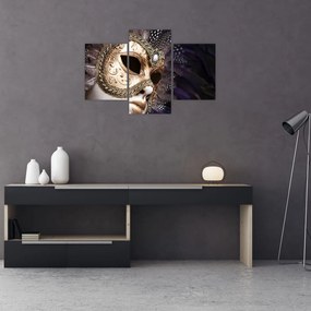 Tablou cu statuie cu masca (90x60 cm)