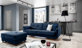 Canapea tapitata, extensibila, cu spatiu pentru depozitare, 220x83x90 cm, Bellis 02, Eltap (Culoare: Cafeniu / Monolith 09)