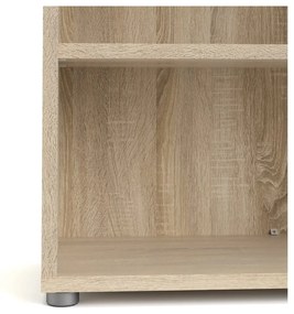 Bibliotecă modulară cu aspect de lemn de stejar 89x113 cm Prima – Tvilum