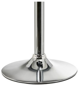 Set de scaune de bar negru cu înălțime ajustabilă 2 buc. tapițat (înălțime șezut 63 cm) – Casa Selección