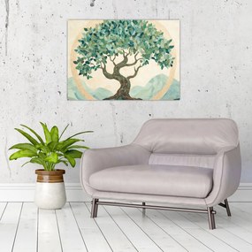 Tablou – Mozaic elegant cu arbore (70x50 cm)