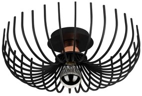 Plafonieră Opviq lights Aspendos, ø 36 cm, negru