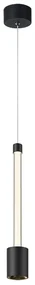 Lustra suspendata LED design minimalist FUGAZ negru MA-8947