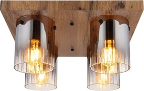 Globo 15915-4 - Plafonieră UNDERWOOD 4xE27/40W/230V