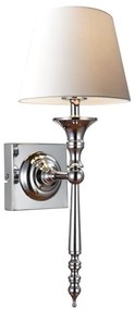 Lampă de perete Zuma Line RLB94875-1W CLOE 1xE27/60W/230V alb/crom lucios