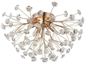 Plafonieră LED Globo 64135D KATRINA 4xG9/3,5W/230V auriu