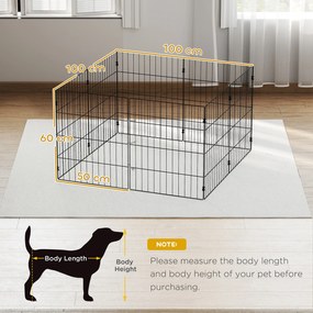 PawHut Țarc pentru Câini și Pui, Spațiu de Joacă | Aosom Romania