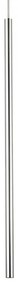 Pendul minimalist cilindric argintiu Ultrathin M