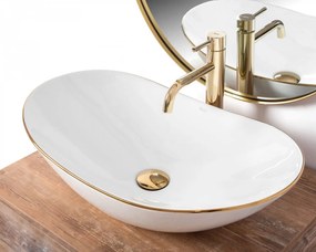 Lavoar Royal Gold Edge ceramica sanitara - 62,5 cm
