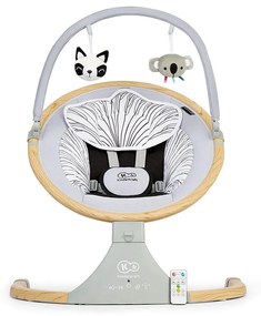 Balansoar cu vibrații și sunete pentru bebeluș 2 în 1 LUMI KINDERKRAFT