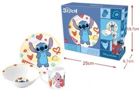 Disney Lilo și Stitch Heart set de masă din porțelan în cutie de cadou