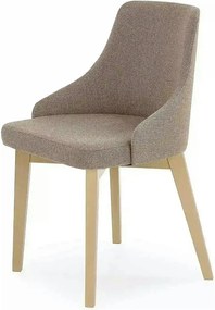Scaun tapitat stofa bej Toledo, 55X51X82 CM