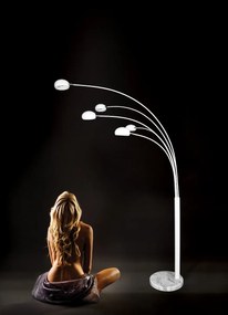 Lampadar design modern Palp chrome