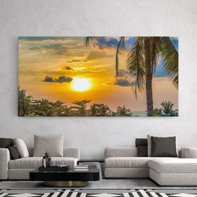 Tablou Canvas, 100x200cm, Dormitor si Living, Peisaje, Vara, Summer View
