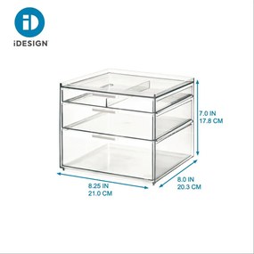 Organizator de baie pentru cosmetice din plastic reciclat – iDesign