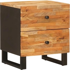 vidaXL Dulap de noapte Maro 40 x 33 x 46 cm Lemn de mango solid