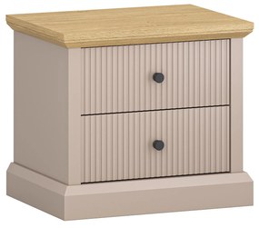 Noptieră Indices (taupe + stejar pietros) . 1116878