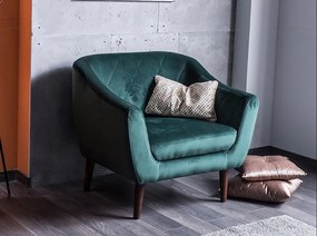 Fotoliu Fix Molly Velvet 1 - Verde