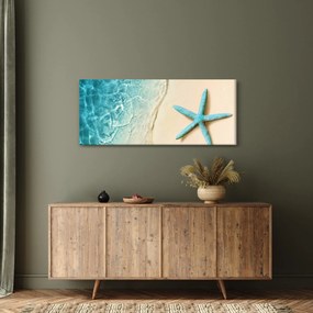 Tablou - Stea de mare pe plajă (120x50 cm)