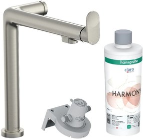 Hansgrohe Aqittura M91 baterie de bucatarie cu filtru pe picior oţel inoxidabil 76802800