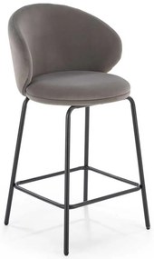 Scaun de bar Ava, gri