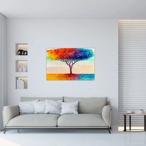 Tablou cu pom pictat (90x60 cm)