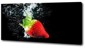 Tablou pe pânză canvas Strawberry sub apa