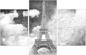 Tablou - Carte poștală de epocă a orașului N⁰3 (90x60 cm)