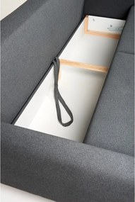 Canapea extensibilă Bonami Selection Pop, gri închis