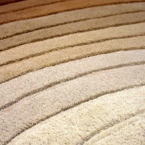 Covor cărămiziu din lână 200x290 cm Puddle Ombre Wool – Flair Rugs