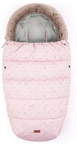 Sac pentru cărucior 4 în 1 PETITE&MARS COMFY Glossy Princess/Grey roz