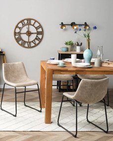 Set 2 buc. scaune pentru sufragerie Basta (bej). 1009969