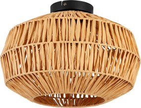 Eglo 44142 - Plafonieră SHELDON 1xE27/40W/230V, maro